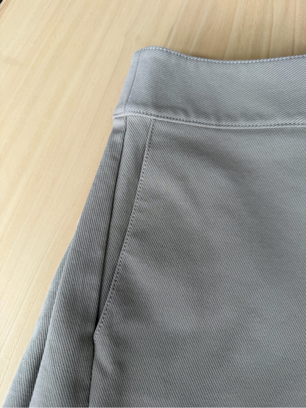 Theory Tan Side Zip Tailored Shorts - Picture 2 of 5